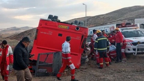 İranda sərnişin avtobusu aşdı - 7 nəfər öldü