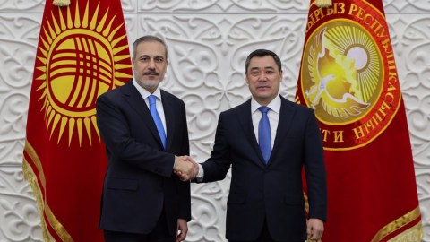 Qırğızıstan Prezidenti Hakan Fidanı qəbul edib