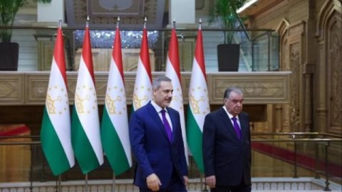Hakan Fidan Tacikistan prezidenti ilə görüşdü