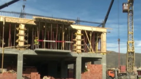 Suqovuşanda beş yaşayış binasının inşasına başlanıldı - VİDEO