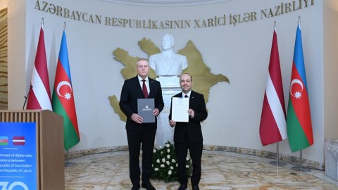 Azərbaycan-Latviya diplomatik münasibətlərinin 30 illiyi qeyd olundu - FOTO