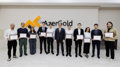 “AzerGold”un növbəti Təqaüd proqramlarının qalibləri - FOTOLAR