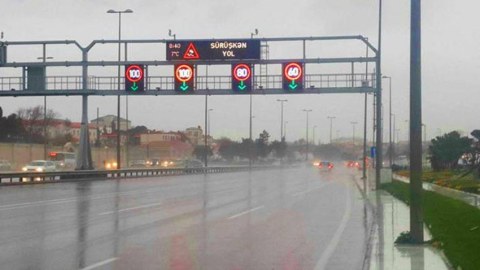 Bu yolda sürət həddi endirildi - Sürücülərin nəzərinə...