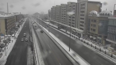 Hazırda Bakı yolları belə görünür - FOTOLAR 