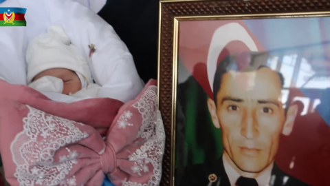 Şəhidimizin övladı dünyaya gəldi - VİDEO