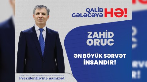 Zahid Oruc seçkiqabağı təşviqata start verdi