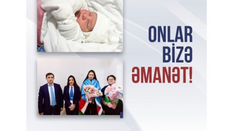 Şəhidin yeni doğulmuş körpəsinin hesabına pul köçürüldü