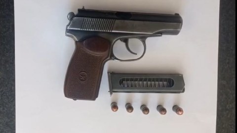 Keçmiş məhkumun üzərində tapança AŞKARLANDI