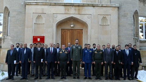 Krallıq nümayəndələri Milli Müdafiə Universitetində - FOTO