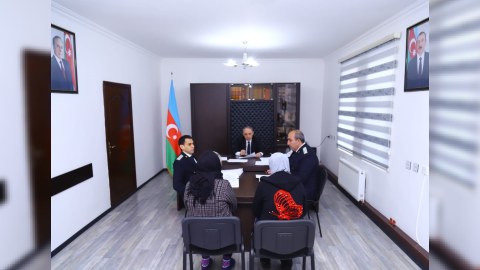 Baş prokuror Beyləqanda vətəndaşları qəbul etdi - FOTO