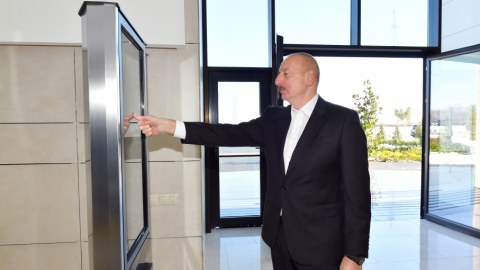 Prezident Lənkəran regional “ASAN xidmət” mərkəzinin AÇILIŞINDA 