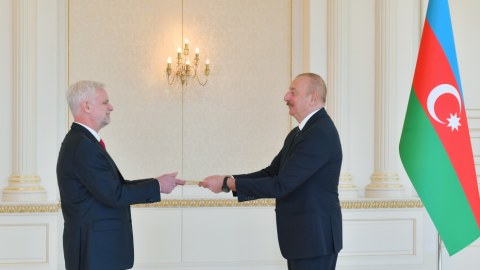 ABŞ-nin yeni səfiri Prezidentin qəbulunda - FOTOLAR