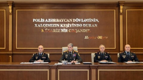 Bakı Şəhər Baş Polis İdarəsində əməliyyat müşavirəsi
