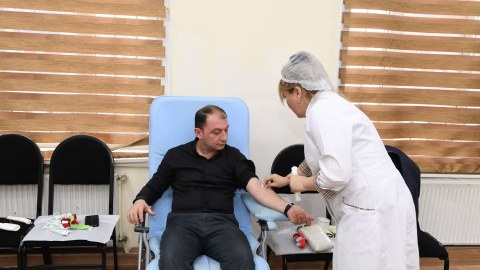 Dövlət Komitəsində qanvermə aksiyası keçirilib - FOTO