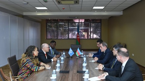 Ceyhun Bayramov Robert Floyd ilə görüşüb