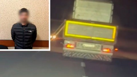 Ələt-Astara yolunda avtoxuliqanlıq edən sürücü TUTULDU