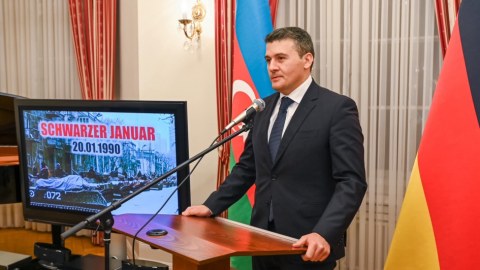 Berlində 20 Yanvar faciəsinin qurbanları anıldı