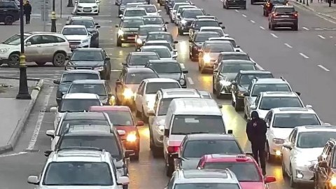 Bakının bəzi yollarında tıxac var
