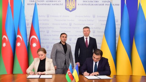 Ukrayna və Azərbaycan diasporları arasında memorandum imzalandı - FOTO