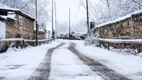 Azərbaycanda bu rayonlara qar yağır - Faktiki hava
