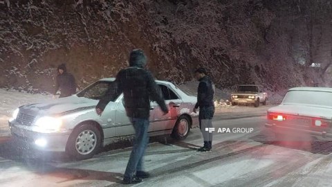Kəlbəcərə gedən yolda TIXAC yarandı