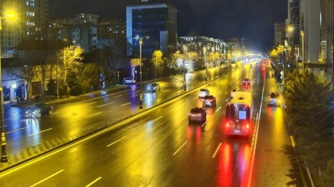 Paytaxt yollarında son vəziyyət - FOTO