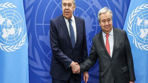 Lavrov Quterreşlə görüşüb