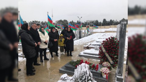 Şəhid Vüqar Eyvazov doğum günündə yad edildi - FOTO