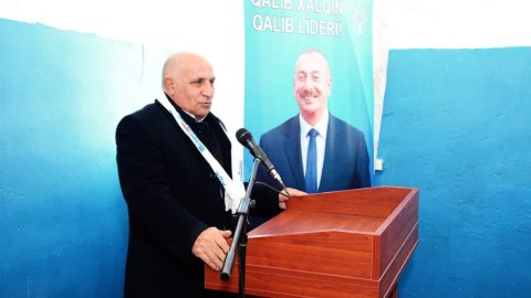 Amalımız inkişafa, səsimiz qalib Lider İlham Əliyevədir