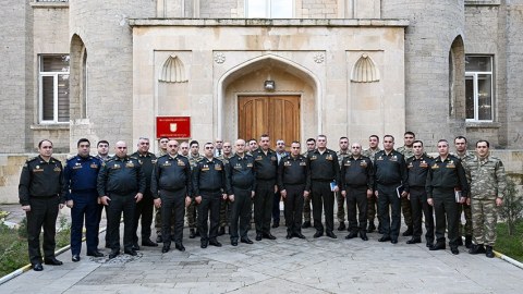 Milli Müdafiə Universitetin növbəti buraxılış mərasimi - FOTO