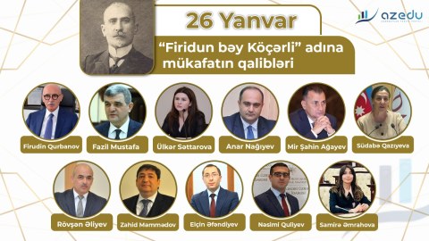 “Firidun bəy Köçərli mükafatı”nın qalibləri elan edildi - SİYAHI