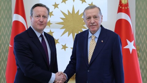 Ərdoğan Britaniya XİN başçısını qəbul etdi