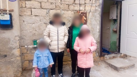 Bir ailənin 4 azyaşlı uşağı sığınacağa yerləşdirildi