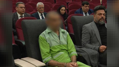 Səfirliyimizə hücum edən terrorçu hakim qarşısında - FOTO