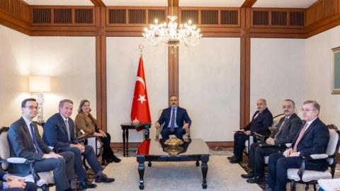 Blinkenin müavini Türkiyəyə gəldi, Fidanla görüşdü