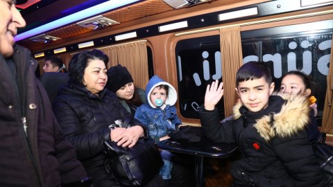 Doğma Füzuliyə daha 115 nəfər qayıtdı - FOTO