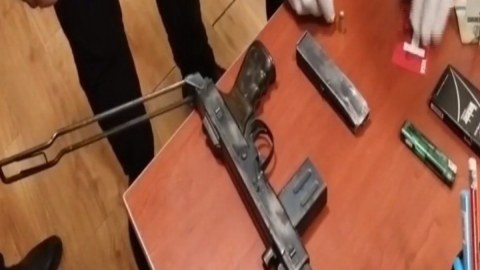 Tovuz sakinində tapança-pulemyot aşkarlandı