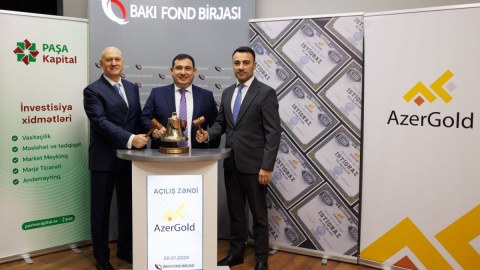 “AzerGold”un yeni istiqraz layihəsi ilə bağlı mərasimi keçirilib