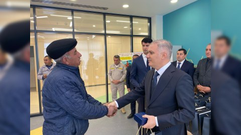Füzulidə daha 27 ailəyə mənzillərinin açarları təhvil verildi - FOTO