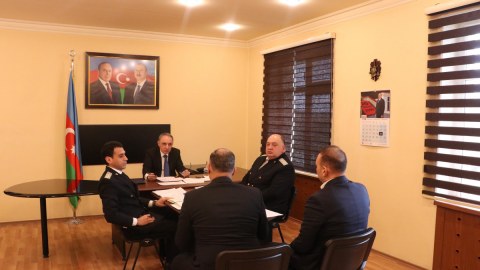 Baş prokuror Xəzər rayonunda qəbul keçirib - FOTO