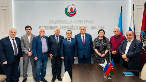 Diasporumuz Azərbaycan Yazıçılar Biriyinin Moskvadakı üzvləri ilə görüşüb