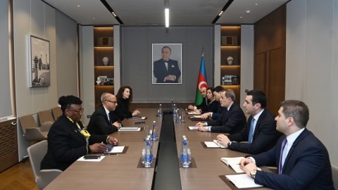 Ceyhun Bayramov icraçı katiblə görüşdü