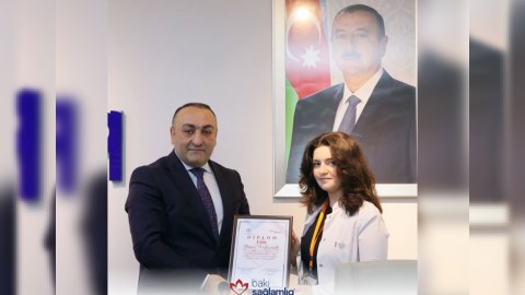 Bakı Sağlamlıq Mərkəzi həkim rezidentləri mükafatlandırdı - FOTOLAR