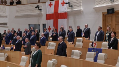 Gürcüstan parlamentinə giriş məhdudlaşdırılıb - SƏBƏB