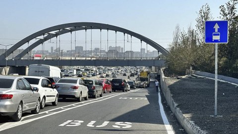 Bakı-Sumqayıt yolunda avtobusların sürəti artıb