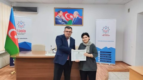 Sumqayıt Tibb Mərkəzinin həkimləri təltif edildi - FOTO