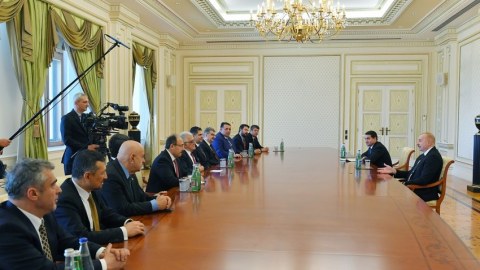 Prezident Türkiyə deputatlarını qəbul etdi