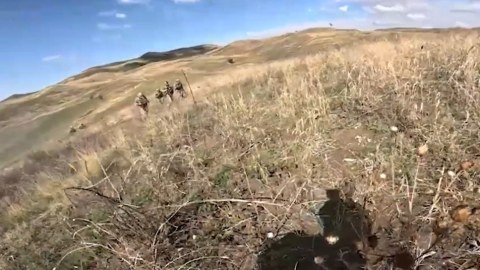 Antiterror tədbirlərində ordumuzun qəhrəmanlığı - Real döyüş kadrları