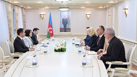Spiker İtaliya və Serbiya müşahidə missiyalarının üzvləri ilə görüşdü