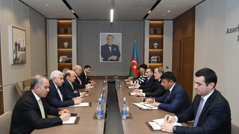 Ceyhun Bayramov iordaniyalı nümayəndələrlə GÖRÜŞDÜ